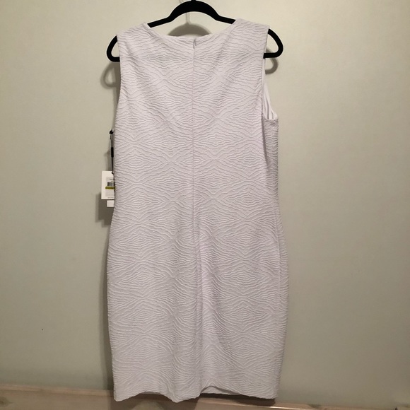 NWT Calvin Klein White Sleeveless Dress - Picture 2 of 7